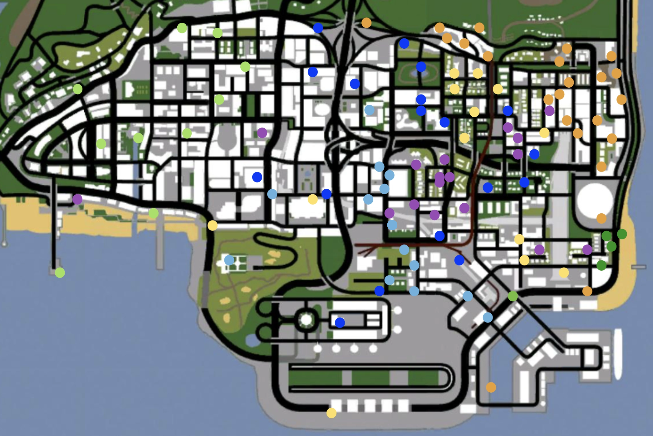 Detail Graffiti Map Gta San Andreas Nomer 3