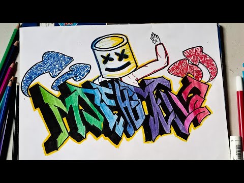 Detail Graffiti Marshmello Nomer 39