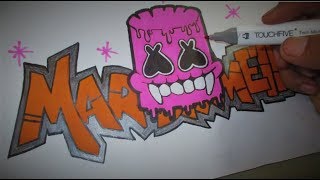 Detail Graffiti Marsmello Nomer 22