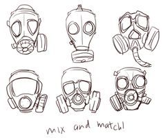 Detail Graffiti Mask Drawings Nomer 16