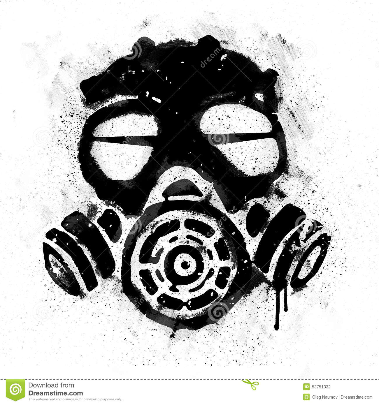 Detail Graffiti Mask Gas Nomer 15