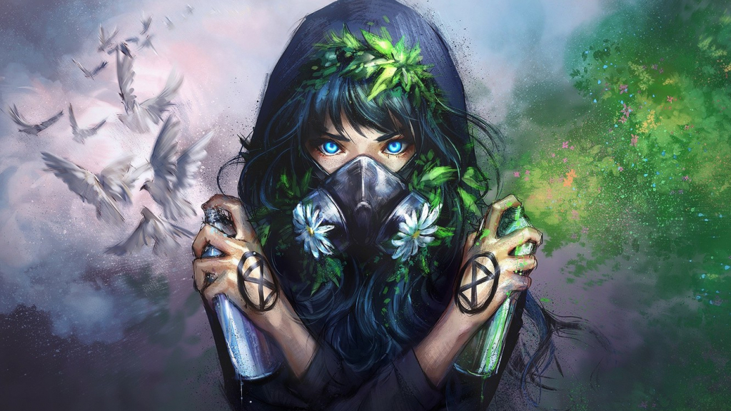 Detail Graffiti Mask Wallpaper Hd Nomer 18