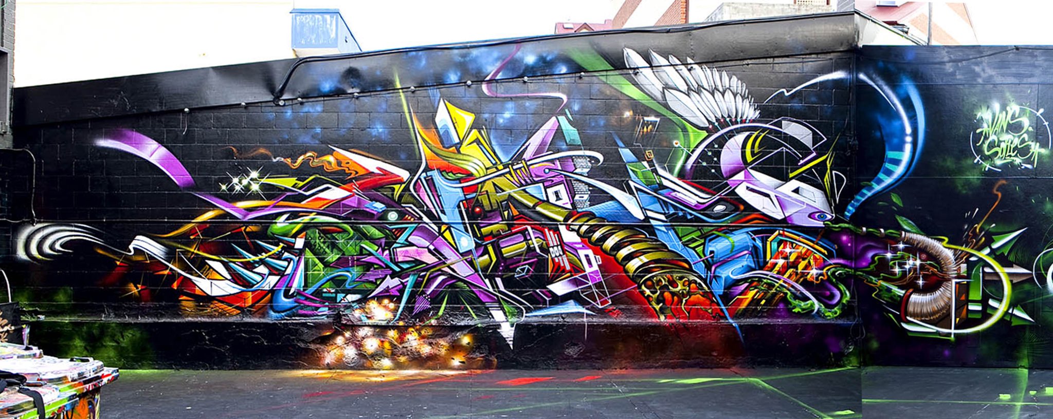 Detail Graffiti Masker Kopen Nomer 48