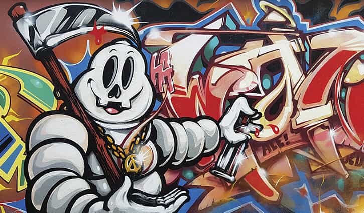 Detail Graffiti Maskot Nomer 22