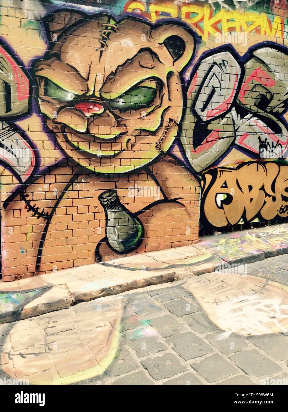 Detail Graffiti Mata Zombie Nomer 39