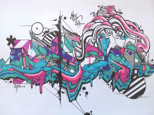 Detail Graffiti Maze Nomer 42