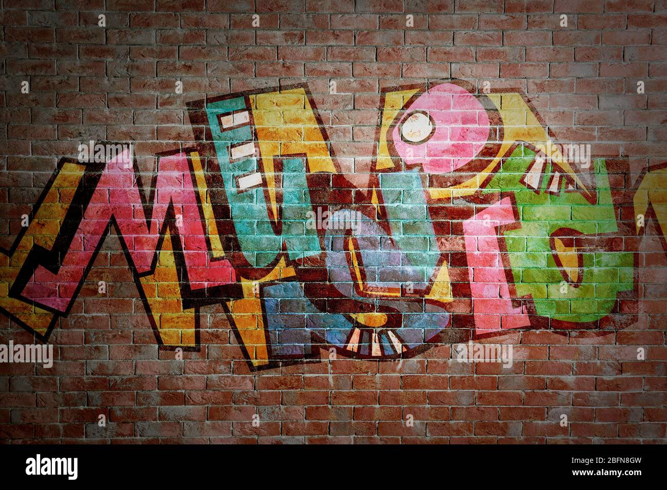 Detail Graffiti Melody Nomer 19