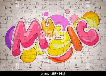 Detail Graffiti Melody Nomer 48