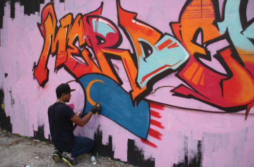 Detail Graffiti Merdeka Nomer 8