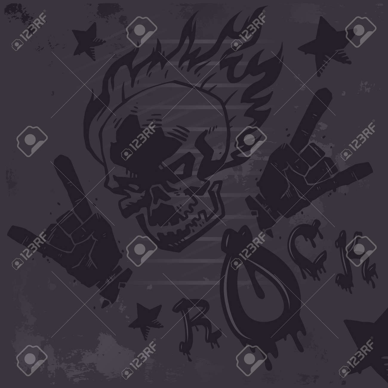 Detail Graffiti Metal Punk Nomer 45