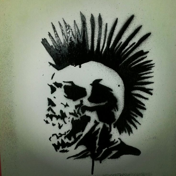 Detail Graffiti Metal Punk Nomer 7