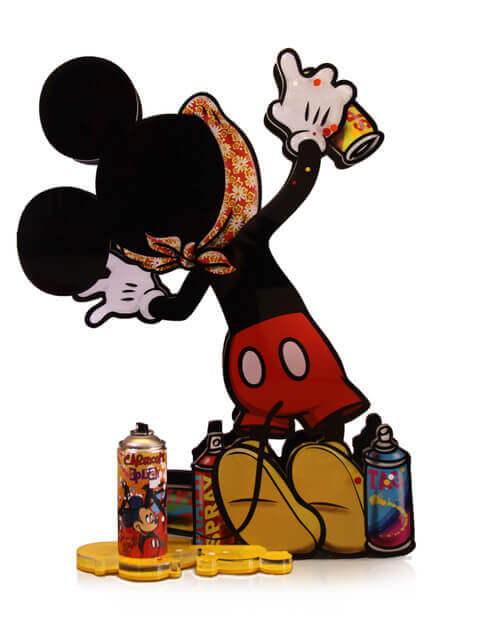 Detail Graffiti Mickey Mouse Hands Nomer 30