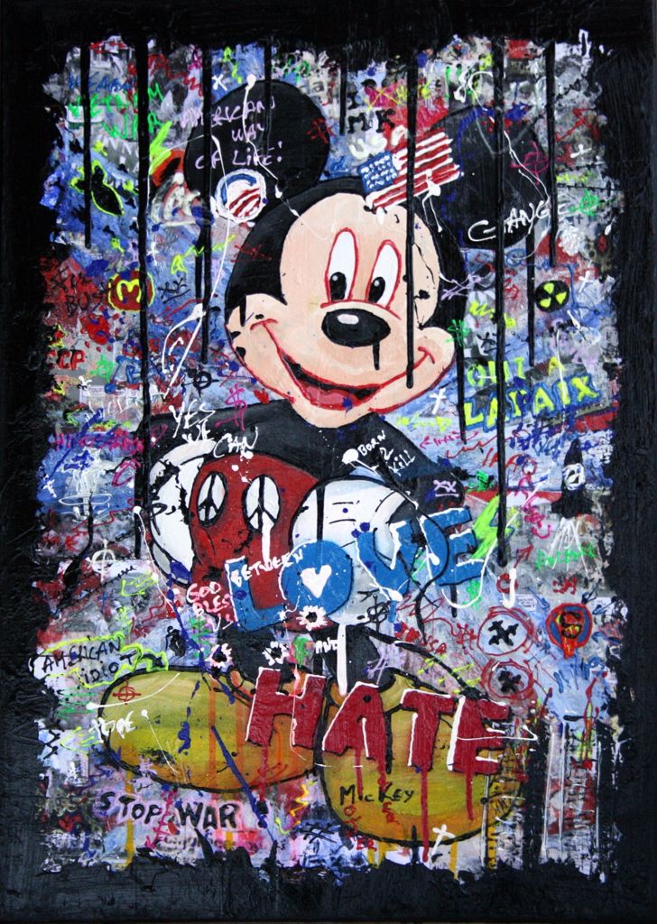 Detail Graffiti Mickey Paling Keren Nomer 7