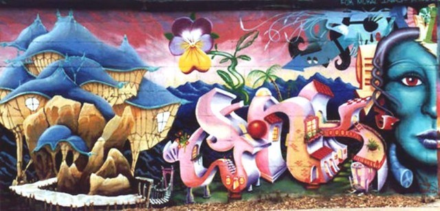 Detail Graffiti Mileneal Nomer 49