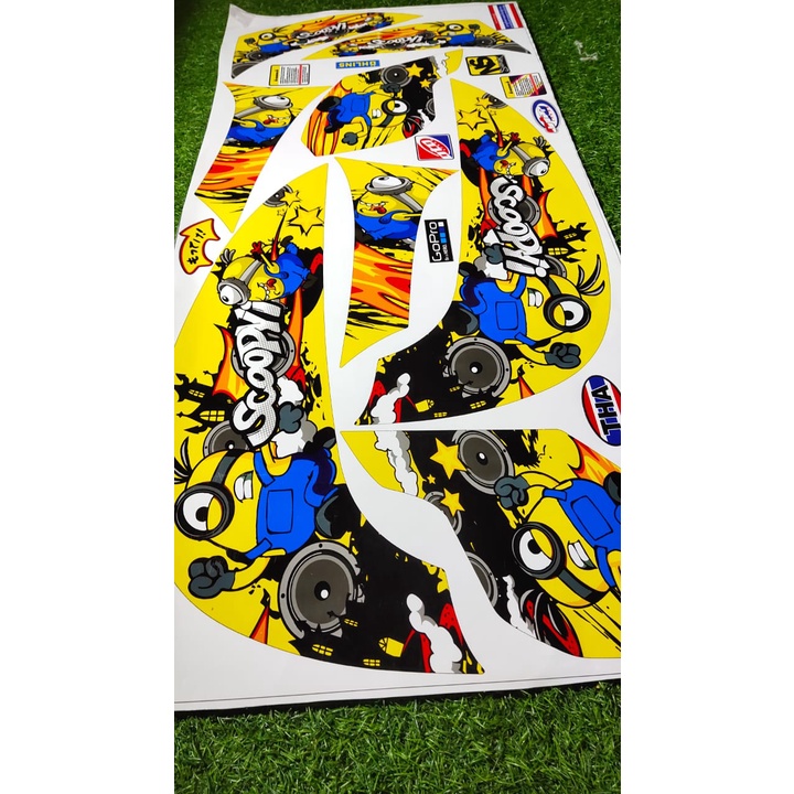 Detail Graffiti Minions Cewek Nomer 41