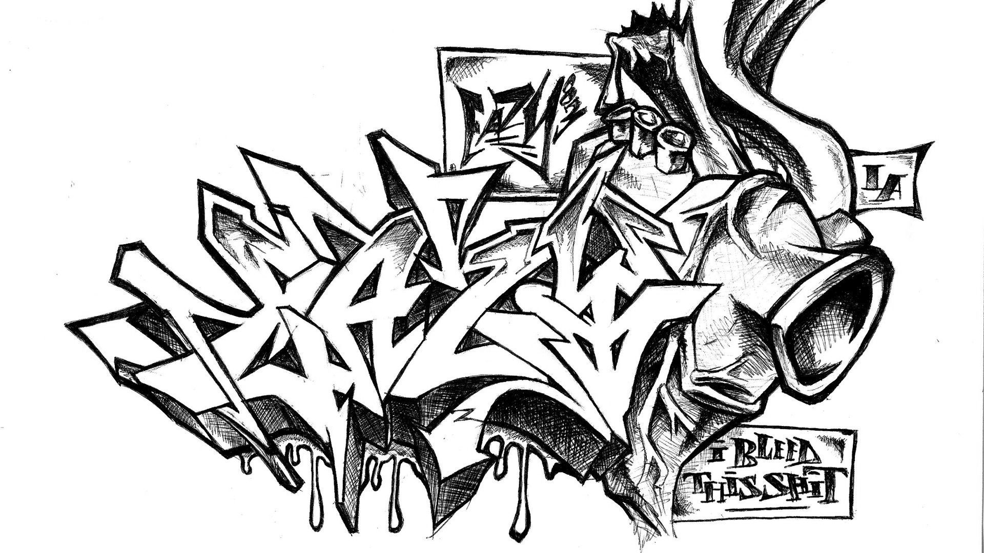 Detail Graffiti Mmudah Nomer 25