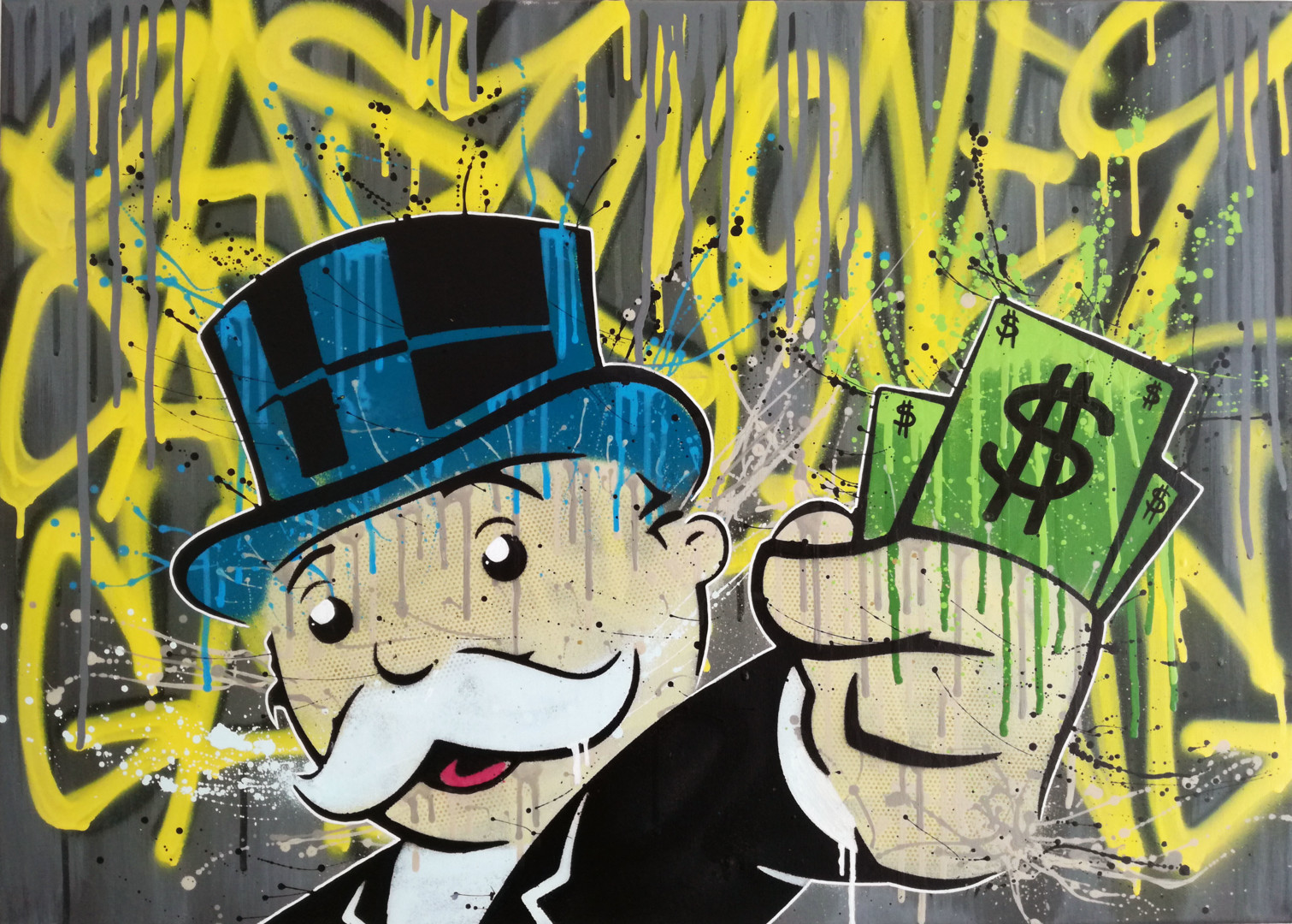 Detail Graffiti Money Art Nomer 8