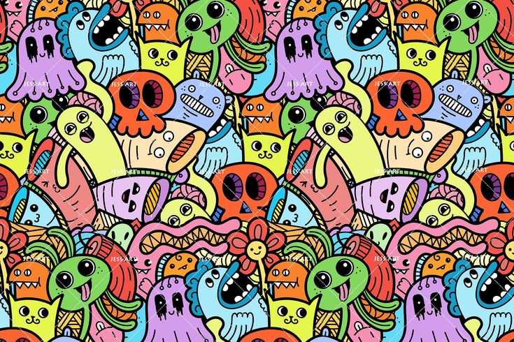 Detail Graffiti Monster 3d Wallpaper Nomer 21