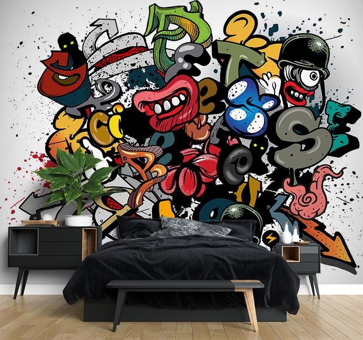 Detail Graffiti Monster 3d Wallpaper Nomer 5