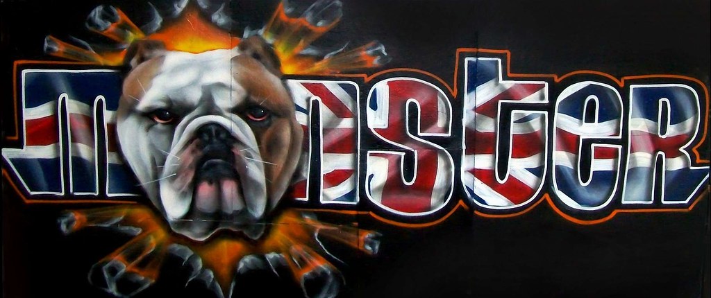 Detail Graffiti Monster Dog Nomer 20