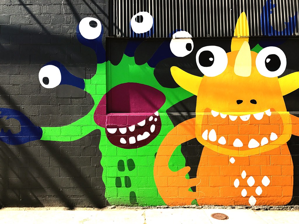 Detail Graffiti Monster Full Collor Nomer 31