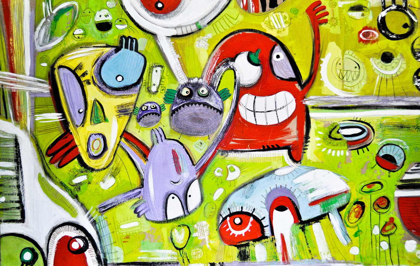 Detail Graffiti Monster Hd Portrait Nomer 44