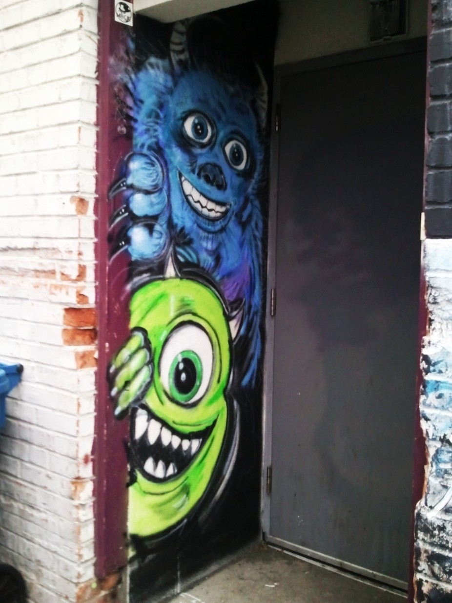 Detail Graffiti Monster Inc Nomer 12