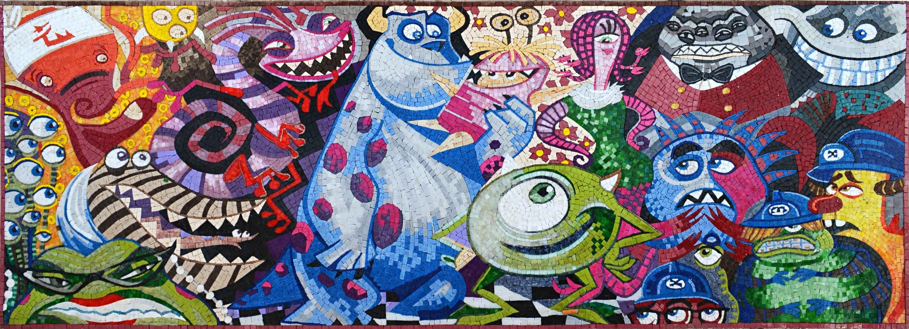 Detail Graffiti Monster Inc Nomer 36