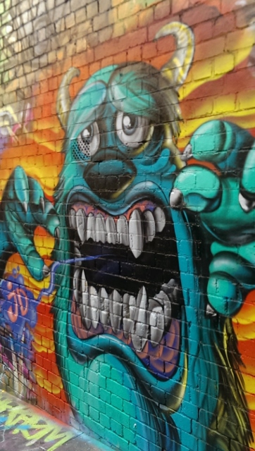 Detail Graffiti Monster Inc Nomer 44