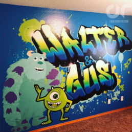 Detail Graffiti Monster Inc Nomer 47