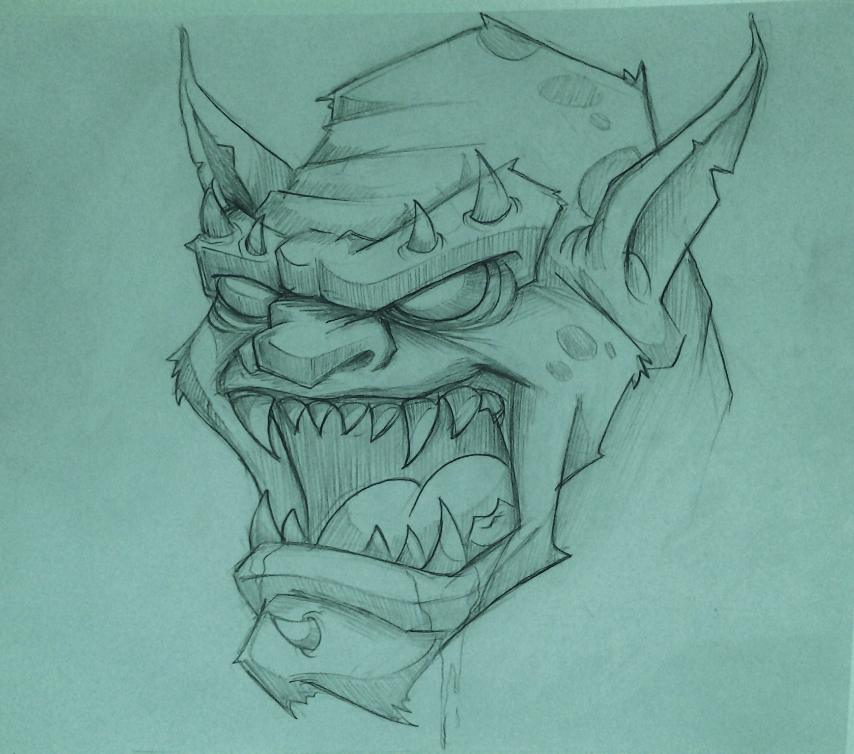Detail Graffiti Monster Sketch Nomer 43