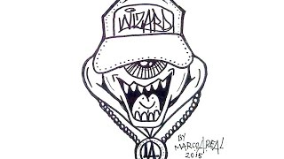 Detail Graffiti Monster Wizard Nomer 14