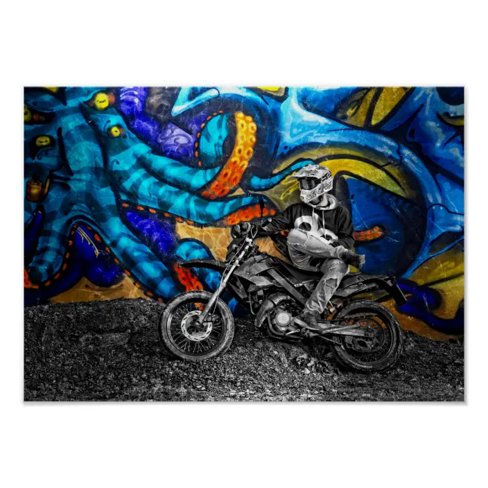 Detail Graffiti Motocross Nomer 17
