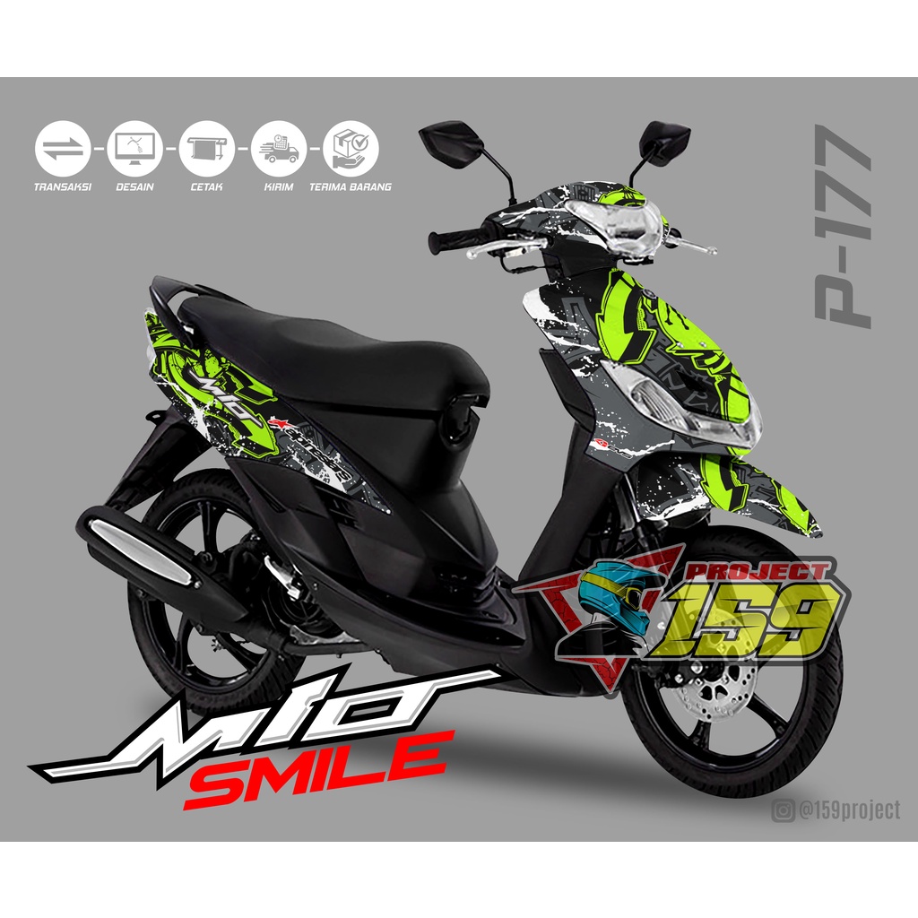 Detail Graffiti Motor Mio Nomer 9