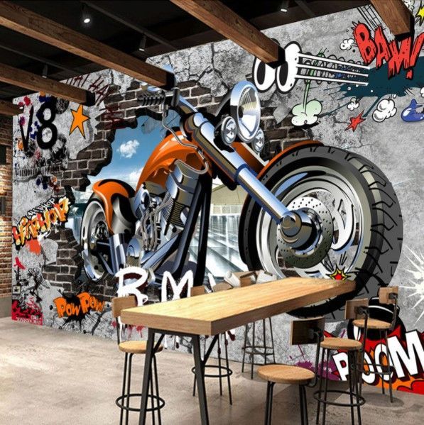 Detail Graffiti Motorcycle Nomer 2