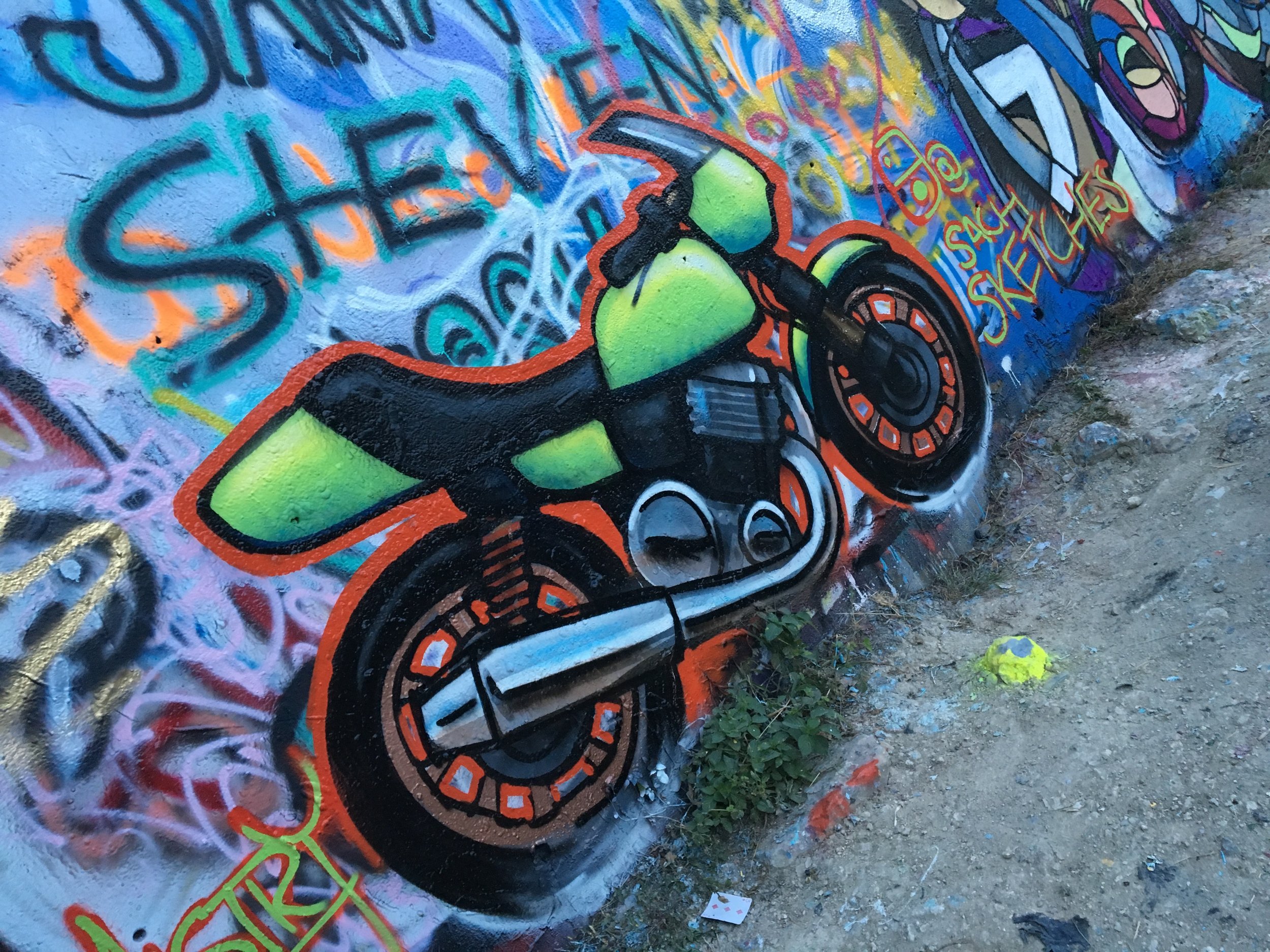 Detail Graffiti Motorcycle Nomer 35