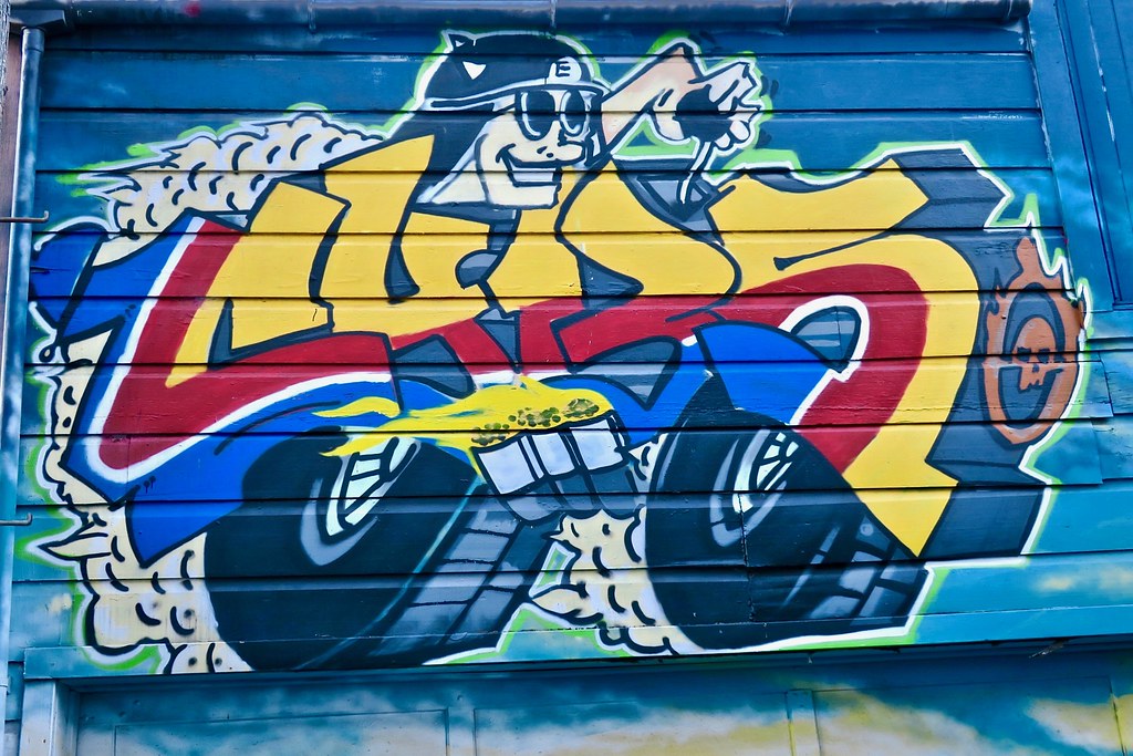 Detail Graffiti Motorcycle Paint Nomer 43