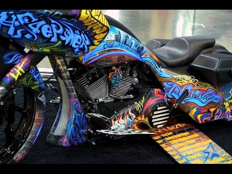 Detail Graffiti Motorcycle Paint Nomer 6