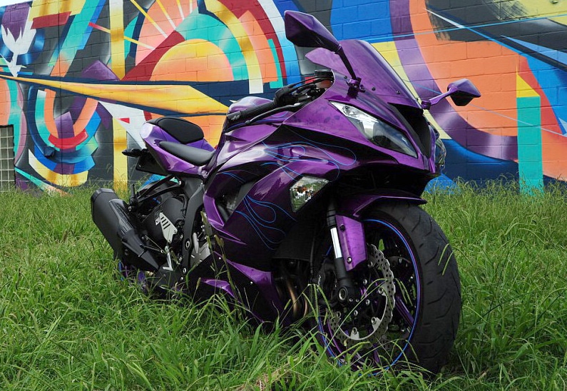 Detail Graffiti Motorcycle Paint Nomer 9