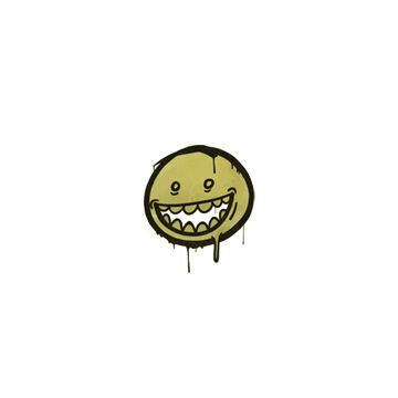Graffiti Mr Teeth Tracer Yellow - KibrisPDR