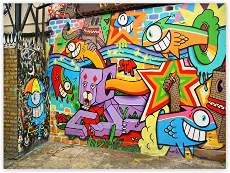 Detail Graffiti Mural Art Nomer 47