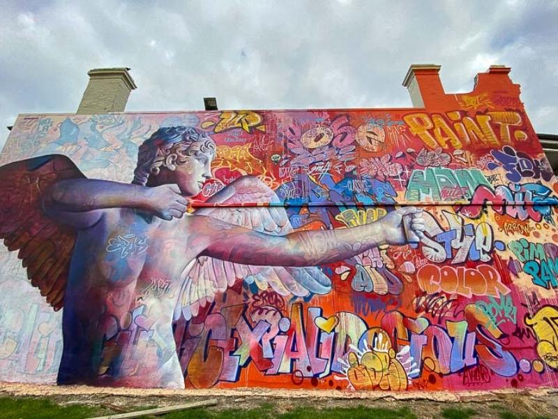 Detail Graffiti Mural Artist In Australia Nomer 11