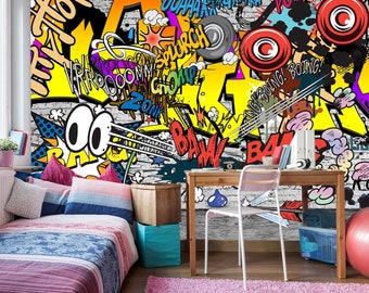 Detail Graffiti Mural Di Kamar Nomer 17