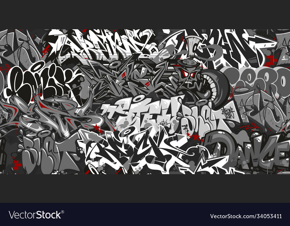 Detail Graffiti Mural Vector Nomer 32