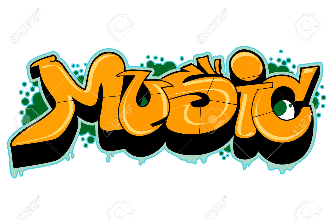 Detail Graffiti Musiv Nomer 17