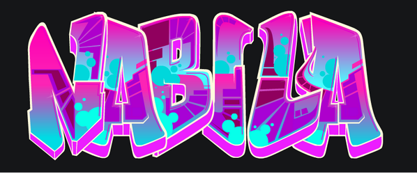Detail Graffiti Nabila Nomer 4