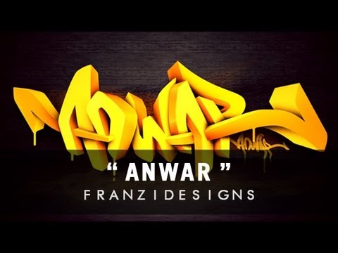 Graffiti Nama Anwar - KibrisPDR