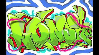 Detail Graffiti Nama Anwar Nomer 16