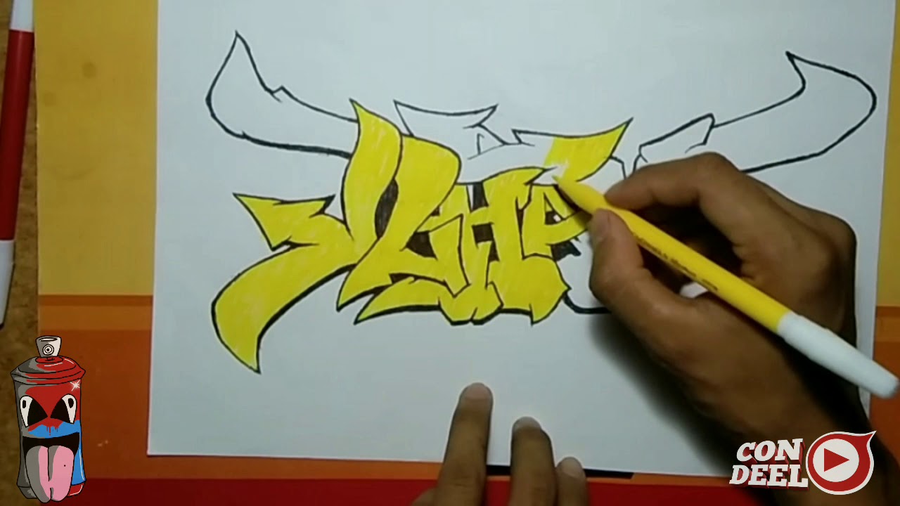 Detail Graffiti Nama Apis Nomer 12