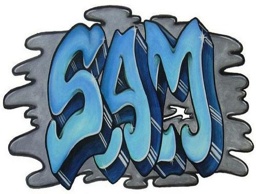 Detail Graffiti Nama Arema Nomer 8